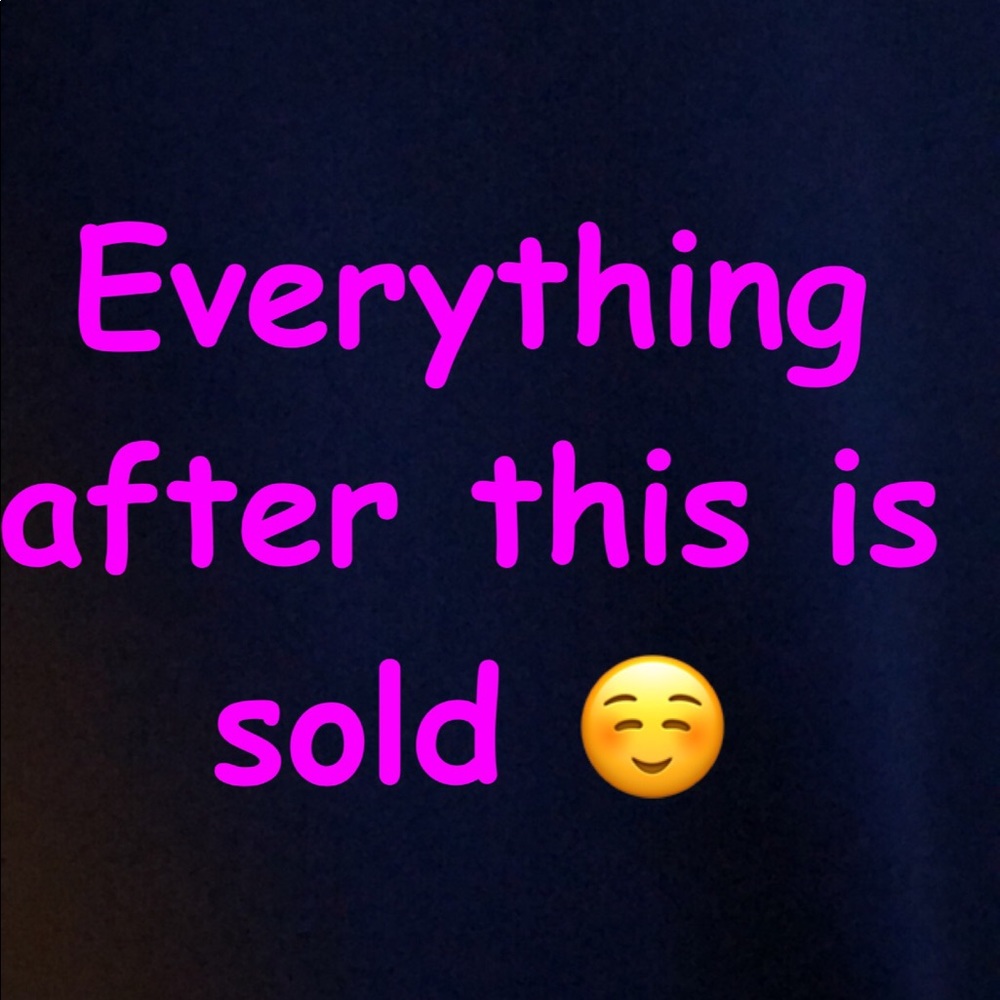 Everything after this post has been sold